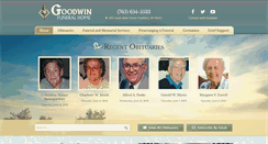 Desktop Screenshot of goodwinfuneralhome.com